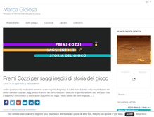 Tablet Screenshot of marcagioiosa.com